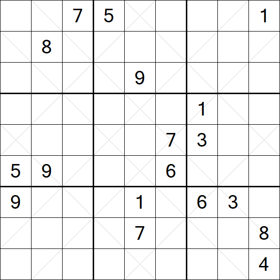 Argyle Sudoku - Hard