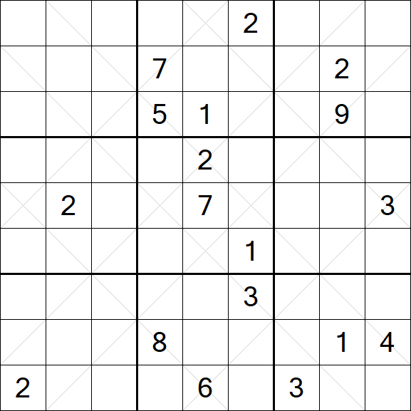 Argyle Sudoku - Hard