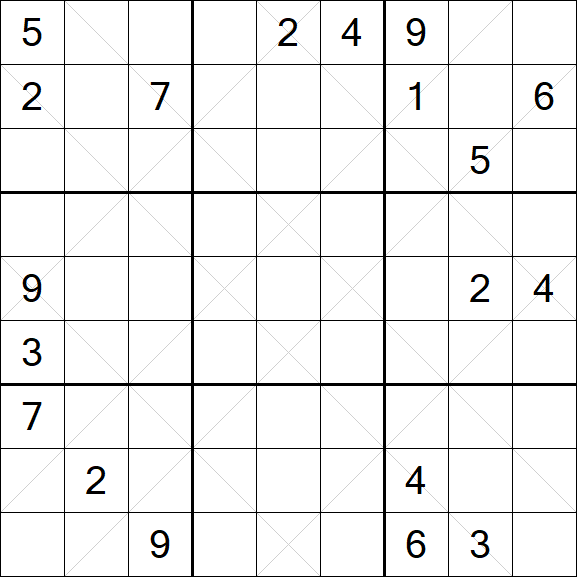 Argyle Sudoku - Hard