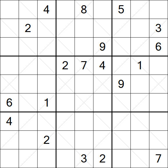 Argyle Sudoku - Schwierig