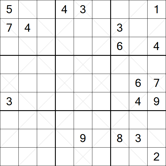 Argyle Sudoku - Difficile
