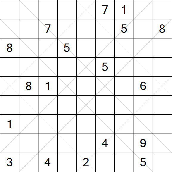 Argyle Sudoku - Hard