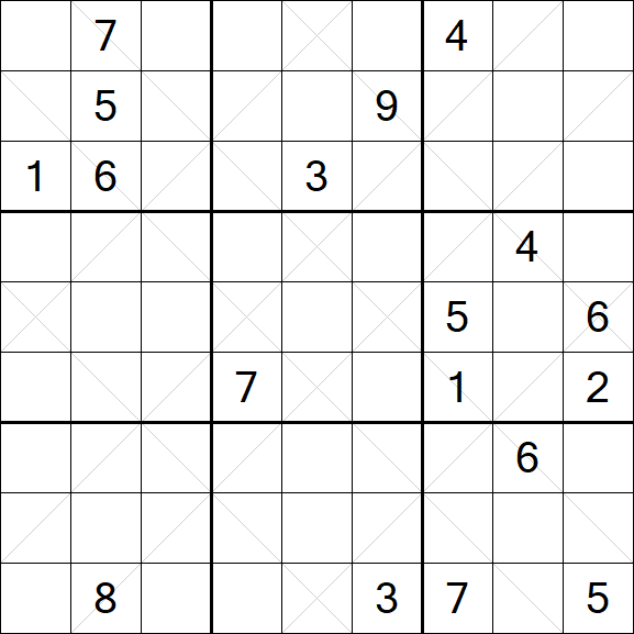 Argyle Sudoku - Difficile