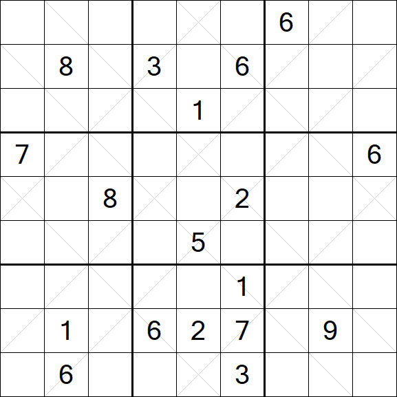 Argyle Sudoku - Schwierig