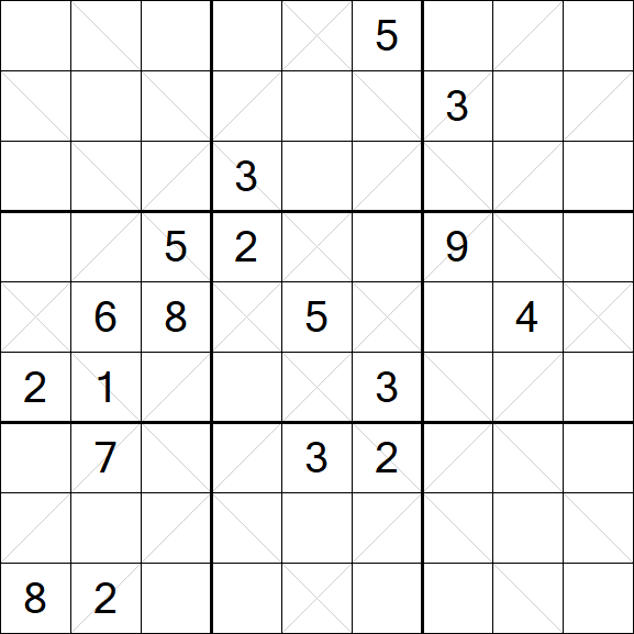 Argyle Sudoku - Schwierig