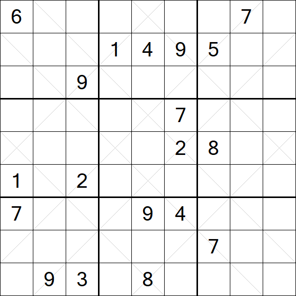 Argyle Sudoku - Schwierig