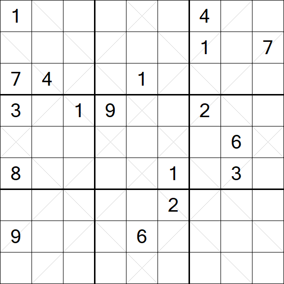 Argyle Sudoku - Schwierig