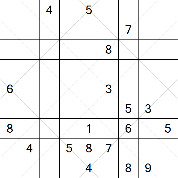 Argyle Sudoku - Hard