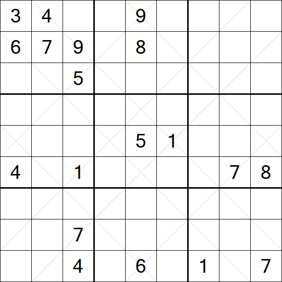 Argyle Sudoku - Hard