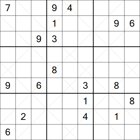 Argyle Sudoku - Hard