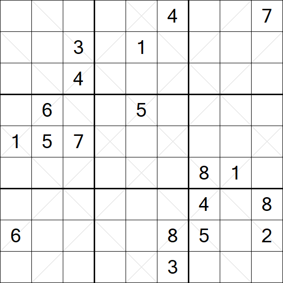 Argyle Sudoku - Hard