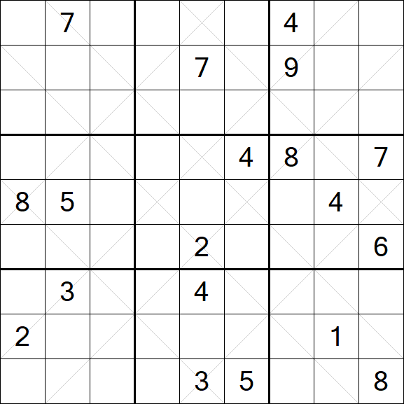 Argyle Sudoku - Hard