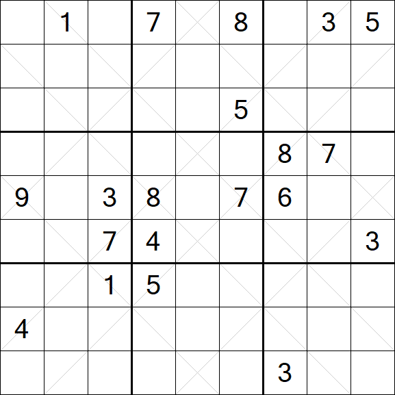 Argyle Sudoku - Hard