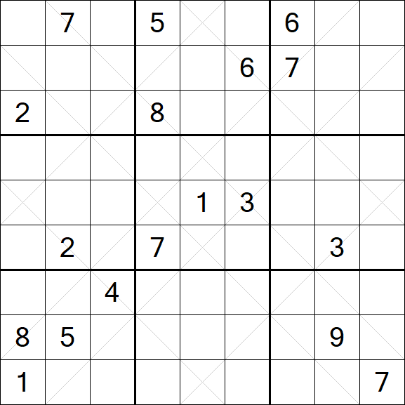 Argyle Sudoku - Hard