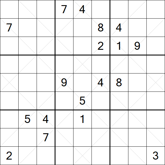 Argyle Sudoku - Hard