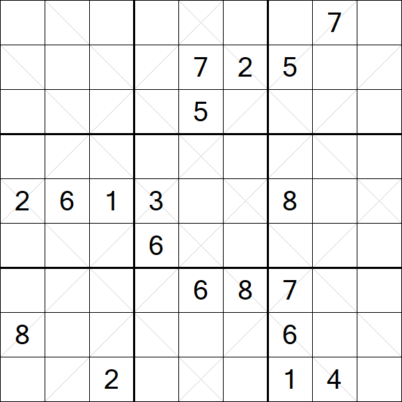 Argyle Sudoku - Hard