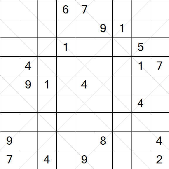Argyle Sudoku - Hard