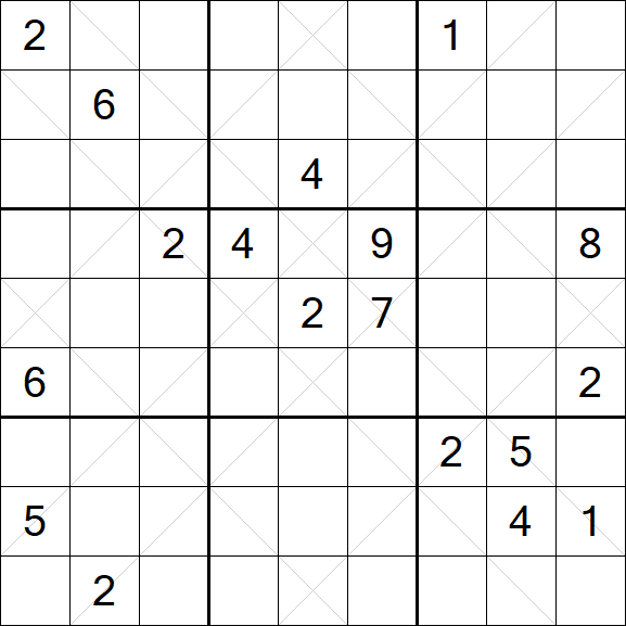 Argyle Sudoku - Schwierig