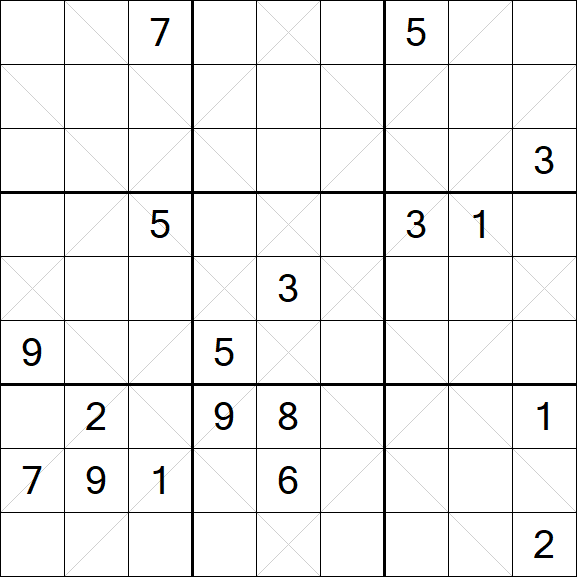 Argyle Sudoku - Difficile