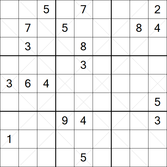 Argyle Sudoku - Difficile
