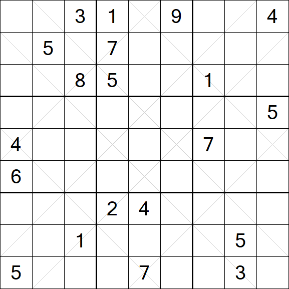 Argyle Sudoku - Difficile