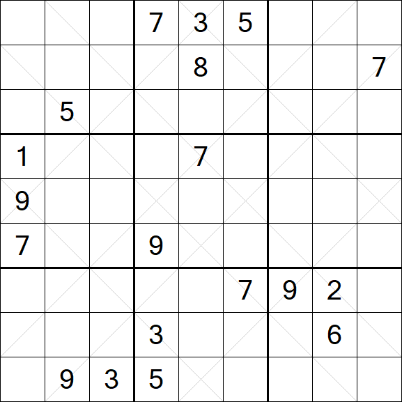 Argyle Sudoku - Difficile