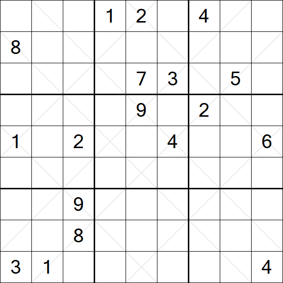 Argyle Sudoku - Difficile