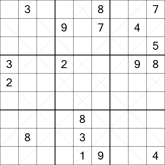 Argyle Sudoku - Difficile