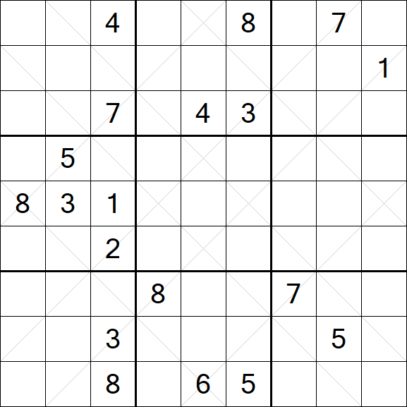 Argyle Sudoku - Difficile
