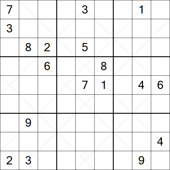 Argyle Sudoku - Difficile