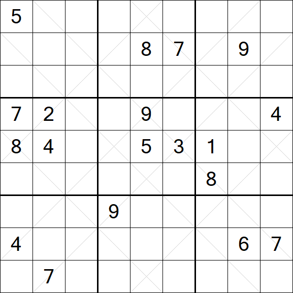 Argyle Sudoku - Difficile