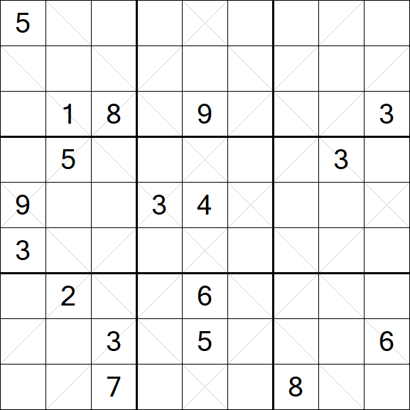 Argyle Sudoku - Difficile