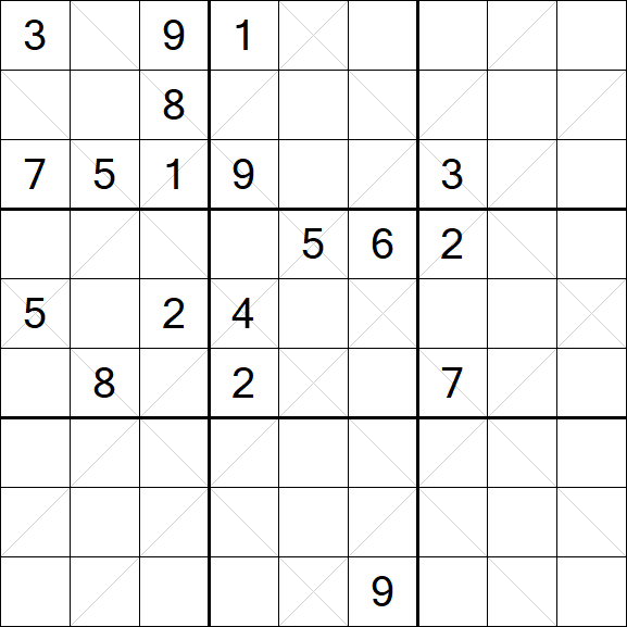 Argyle Sudoku - Difficile