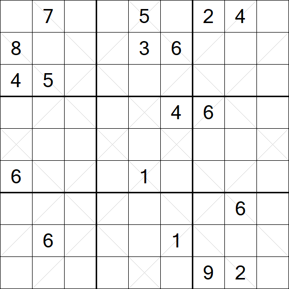 Argyle Sudoku - Difficile