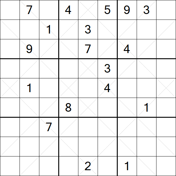Argyle Sudoku - Difficile