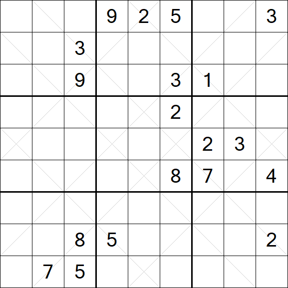 Argyle Sudoku - Difficile
