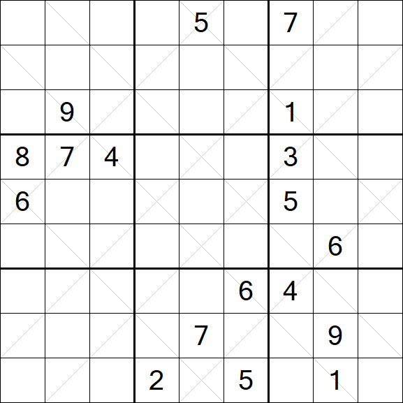 Argyle Sudoku - Difficile