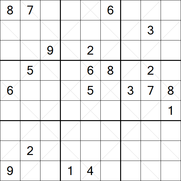 Argyle Sudoku - Difficile