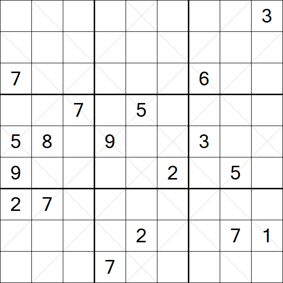 Argyle Sudoku - Difficile
