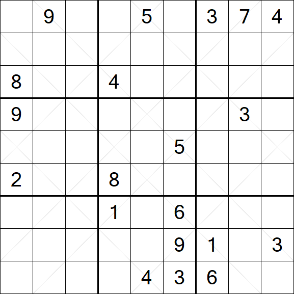 Argyle Sudoku - Difficile