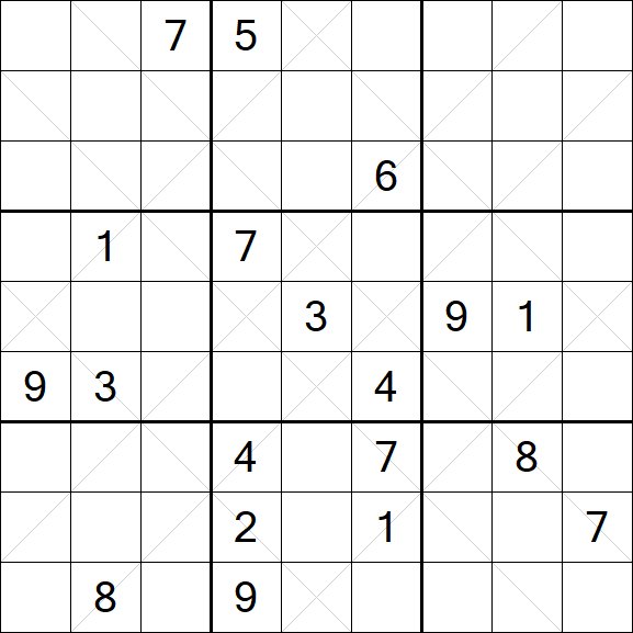 Argyle Sudoku - Difficile