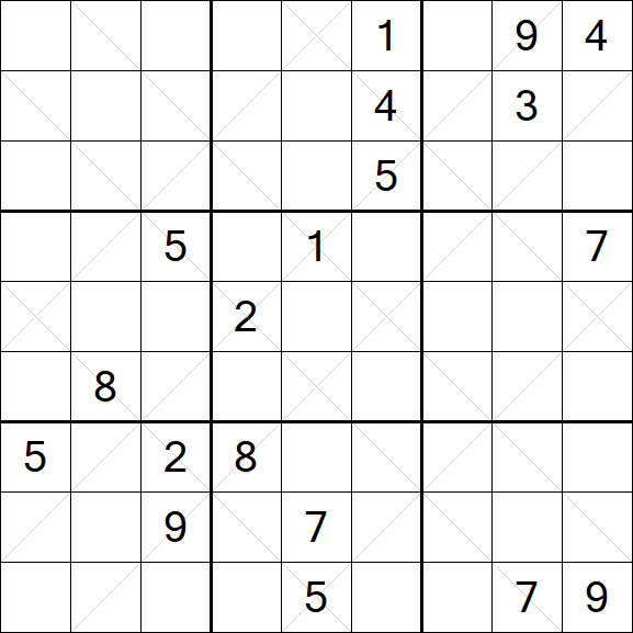 Argyle Sudoku - Hard