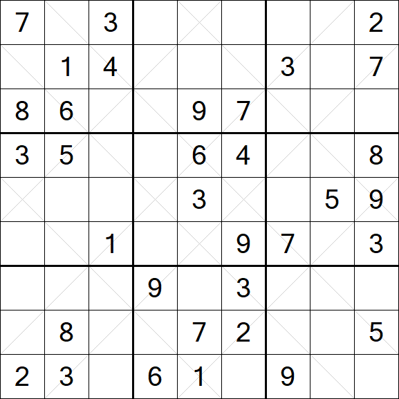 Argyle Sudoku - Mittel