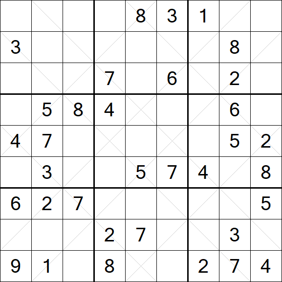 Argyle Sudoku - Moyen