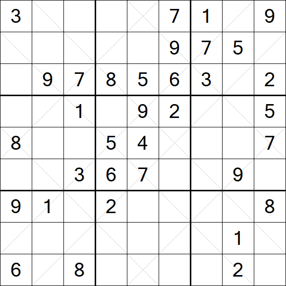 Argyle Sudoku - Medium