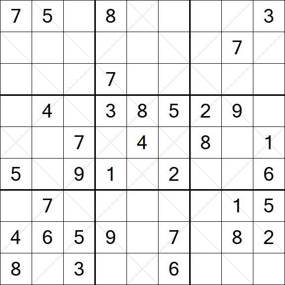 Argyle Sudoku - Medium