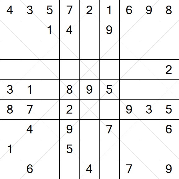 Argyle Sudoku - Medium