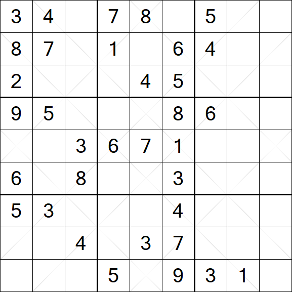 Argyle Sudoku - Medio