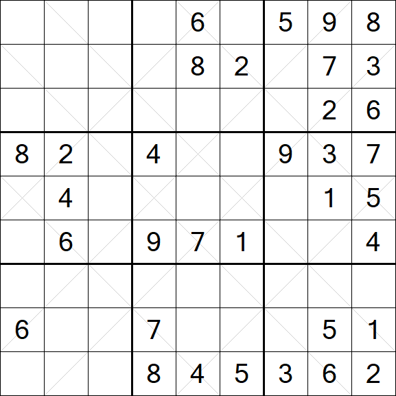 Argyle Sudoku - Mittel