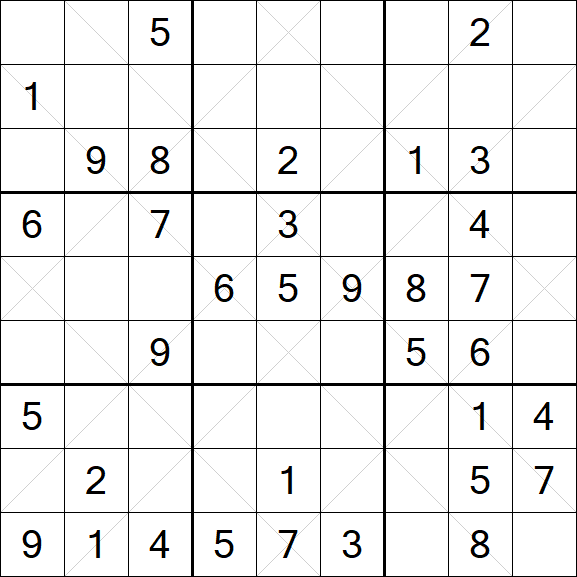 Argyle Sudoku - Mittel